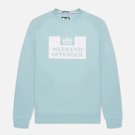 Мужская толстовка Weekend Offender Penitentiary SS21, цвет голубой, размер XS