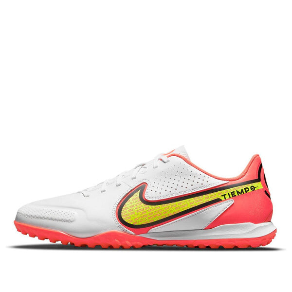 Кроссовки legend 9 academy tf turf футбольные бутсы красные Nike, белый