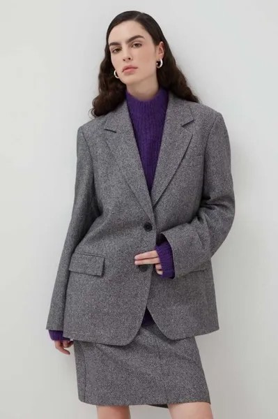 Шерстяная куртка Marc O'Polo, серый