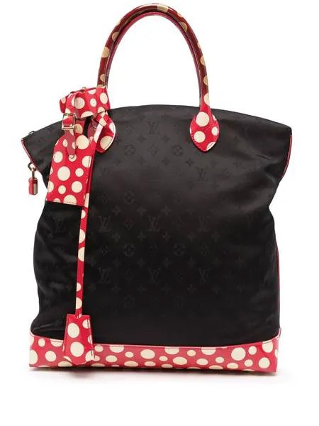 Louis Vuitton сумка-тоут Lockit 2012-го года из коллаборации с Yayoi Kusama