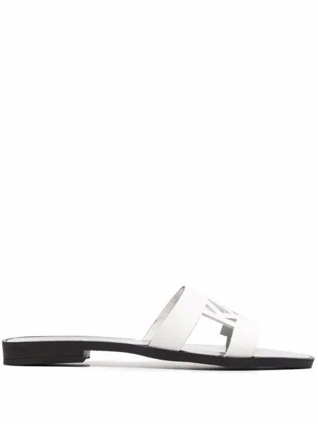 Karl Lagerfeld шлепанцы Skoot II Karl Kut-out, белый