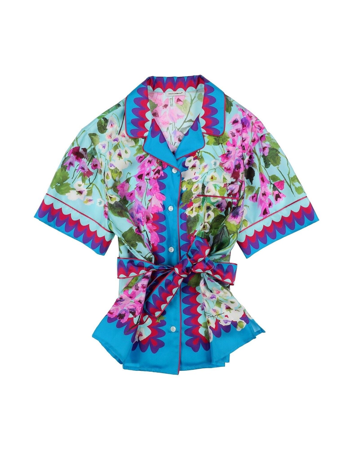 Рубашка Dolce&Gabbana, лазурный