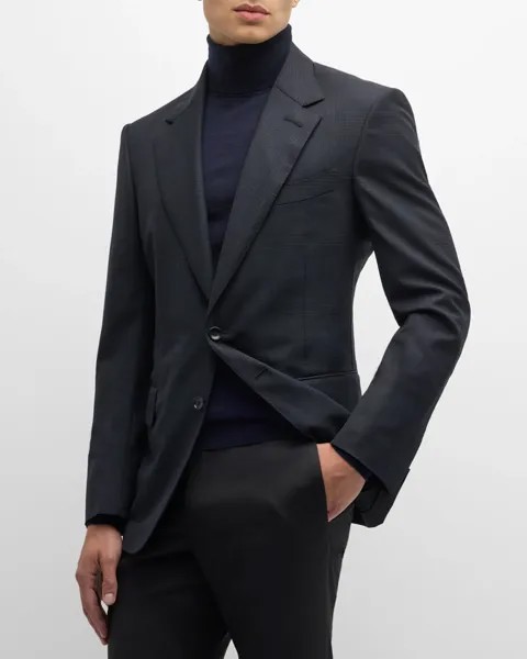 Мужская спортивная куртка Shelton Prince of Wales TOM FORD, цвет Navy