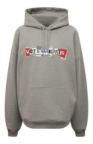 Хлопковое худи VETEMENTS