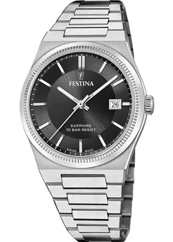 Fashion наручные  мужские часы Festina F20034.4. Коллекция Swiss Made