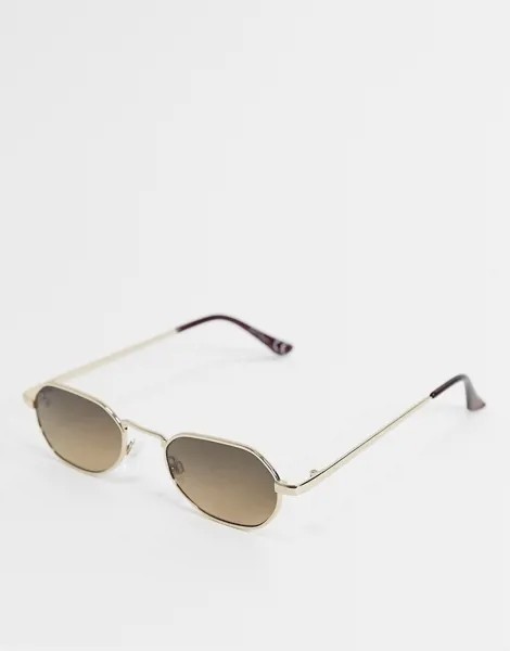 Золотистые солнцезащитные очки Jeepers Peepers-Золотистый