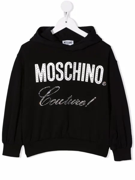 Moschino Kids худи с логотипом