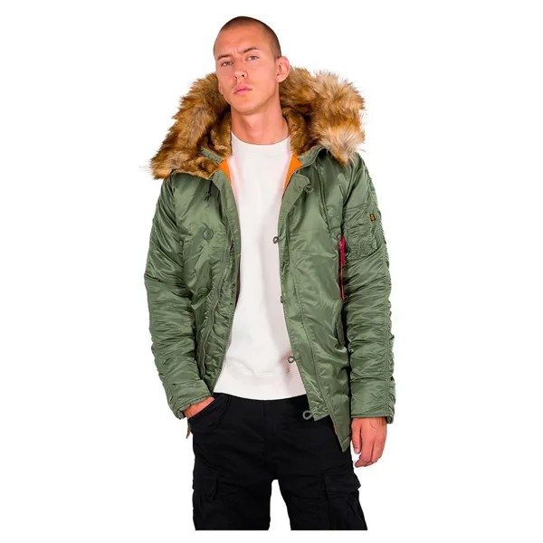 Пальто Alpha Industries N-3B VF59, зеленый