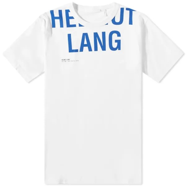 Футболка Helmut Lang Cut Off Logo Tee