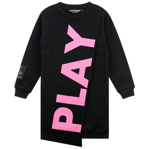 Платье playToday, размер 128, черный