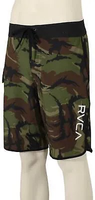 Шорты для доски RVCA Eastern — зеленый камуфляж — новинка