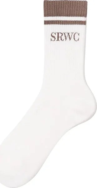 Носки Sporty & Rich Upper East Side 'White', белый