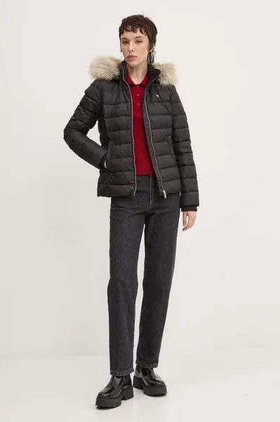 Пуховик Tommy Jeans, черный