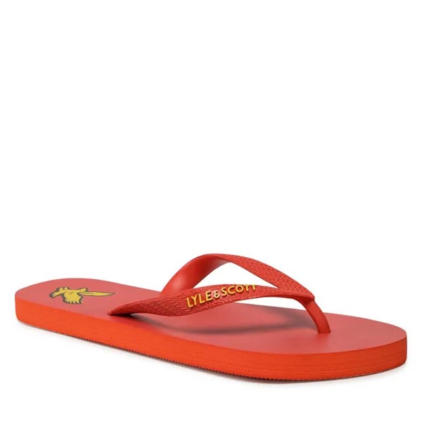 Шлепанцы Lyle & Scott FlipFlop, красный