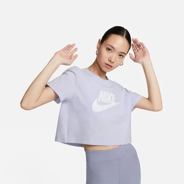 Женская укороченная футболка Nike Sportswear Essential Futura BV6176-536