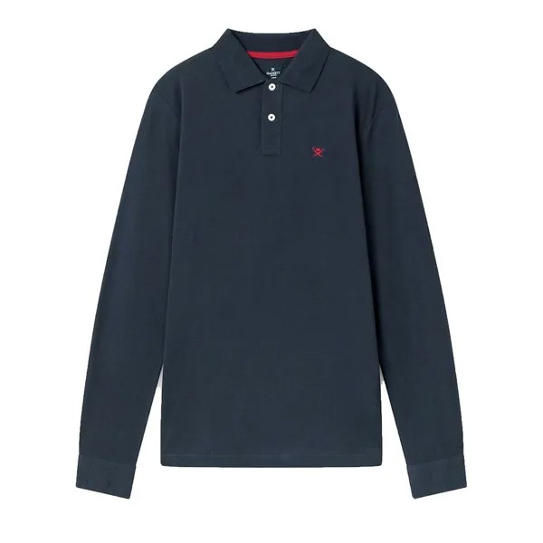 Поло Hackett Classic Fit Logo, синий