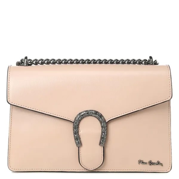 Сумка женская Pierre Cardin 1923 BOX розово-бежевый, 19х29х7 см