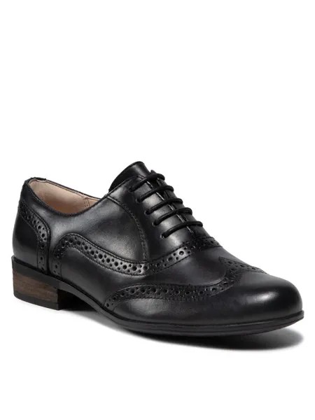 Полуботинки оксфорды Hamble Oak 203467134 Clarks Черный 37 EU