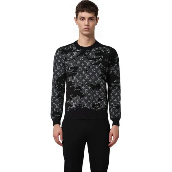 LOUIS VUITTON Мужской свитер, цвет Black