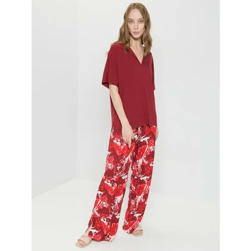 Футболка Gerry Weber, размер 38, бордовый