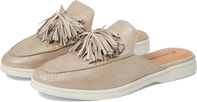 Лоферы Darlene Fringe Mule Johnston & Murphy, золото