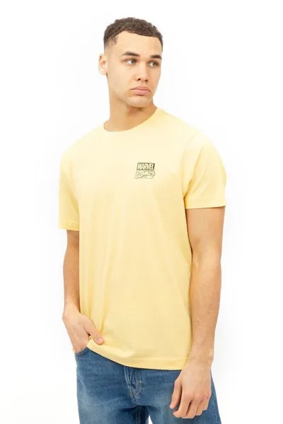 Хлопковая футболка Tokyo Web Slinger Marvel, желтый