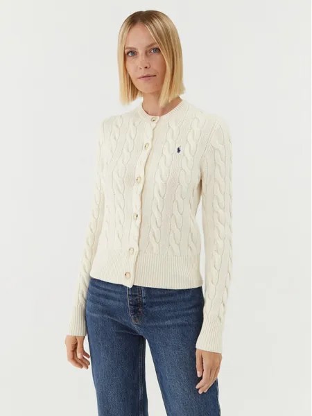 Кардиган стандартного кроя Polo Ralph Lauren, экрю