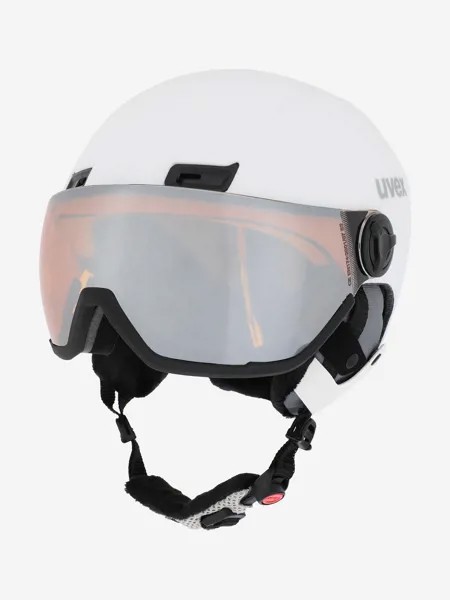 Шлем Uvex hlmt 400 visor style, Белый, размер 53-58