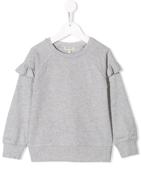 Kenzo Kids толстовка с оборками на рукавах