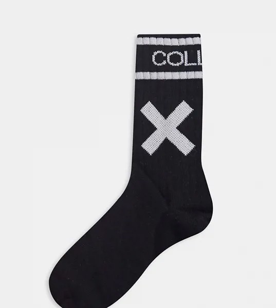 Черные носки COLLUSION Unisex-Черный цвет