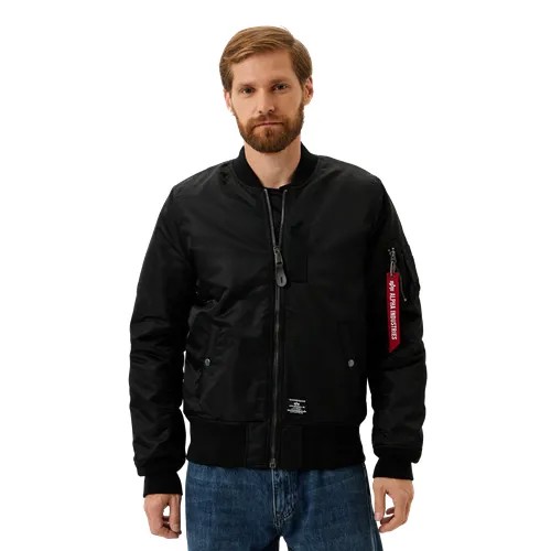 Бомбер ALPHA INDUSTRIES, размер L, черный