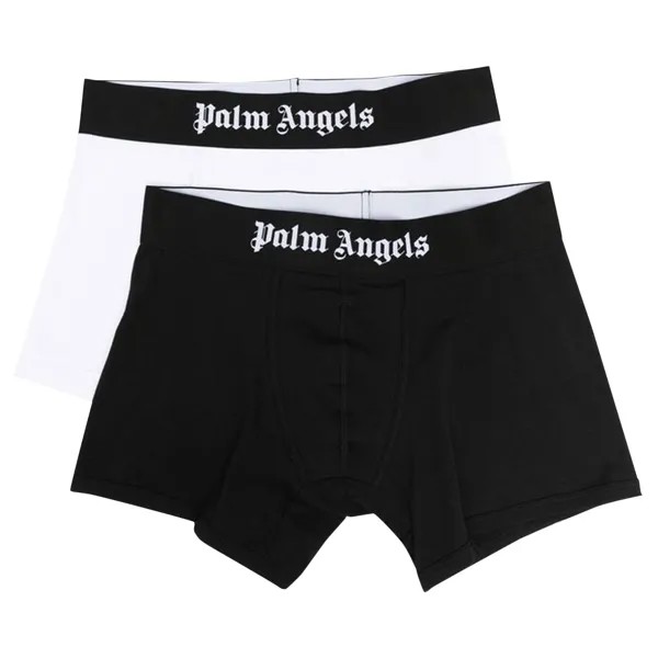 Сумка-боксер Palm Angels, цвет: белый/черный