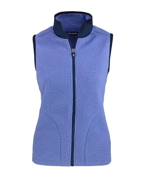 Женский флисовый жилет больших размеров Cascade Eco Sherpa Cutter & Buck, фиолетовый