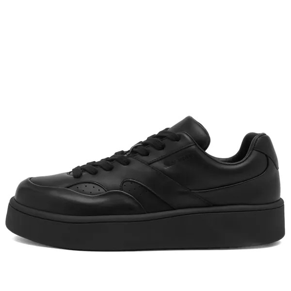 Кроссовки Jil Sander Leather Sports Sneaker, черный