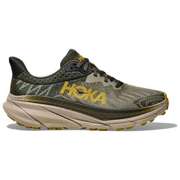 Кроссовки для бега по пересеченной местности Hoka Challenger 7, цвет Olive Haze/Forest Cover