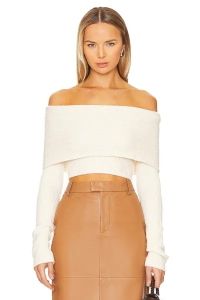 Топ Camila Coelho Elan Off Shoulder, слоновая кость