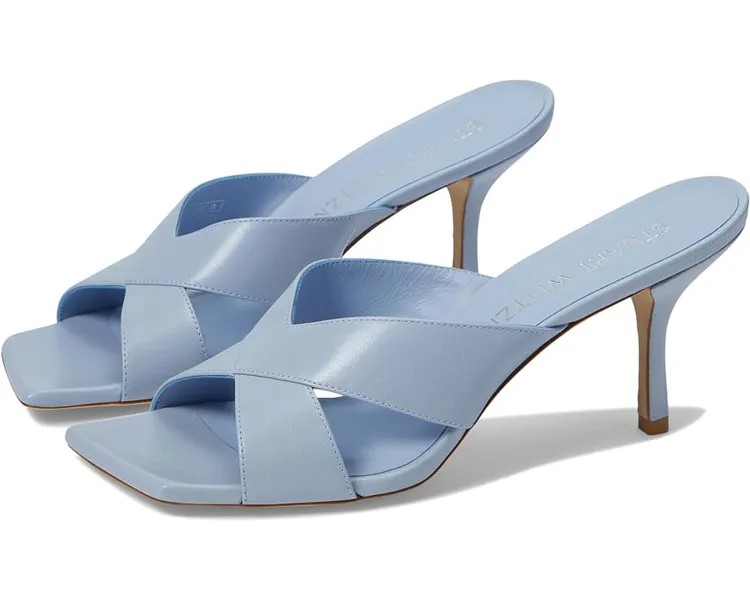Туфли Stuart Weitzman Carmen 75 Slide, цвет Cielo