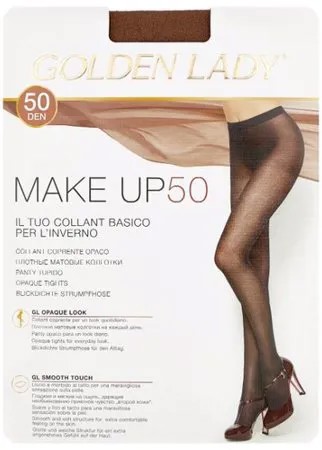 Колготки Golden Lady Make Up 50 den, размер 5-XL, daino (бежевый)