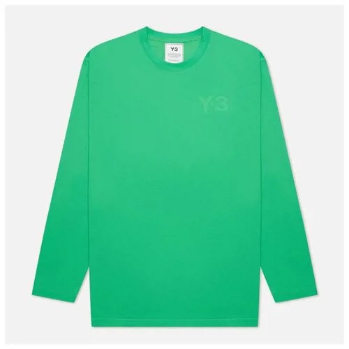 Мужской лонгслив Y-3 Classic Chest Logo Y-3 зелёный , Размер S