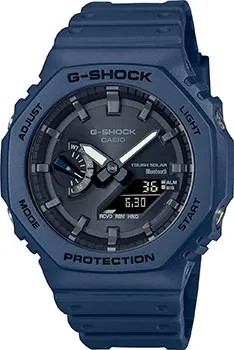 Японские наручные  мужские часы Casio GA-B2100-2A. Коллекция G-Shock