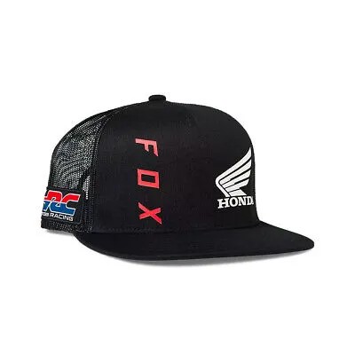 Кепка Fox Racing Honda Mesh Hat (пламенно-красный) с 5 панелями