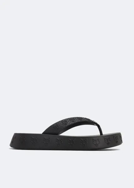 Сандалии NAKED WOLFE Holiday thong sandals, черный
