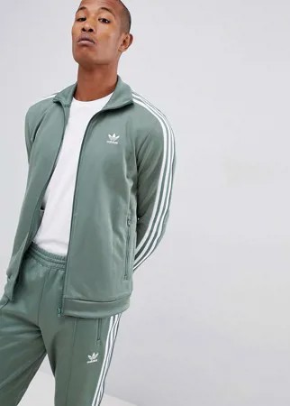 Зеленая спортивная куртка adidas Originals Beckenbauer DH5820-Зеленый