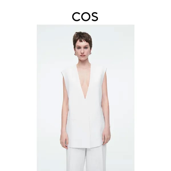 Жилет женский Cos с запахом, белый