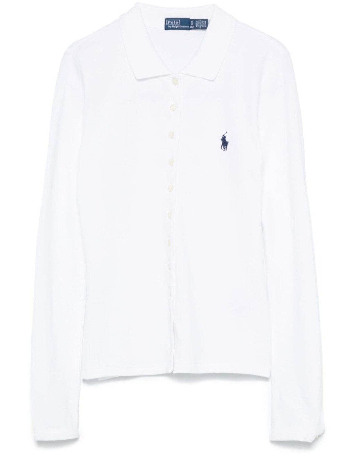 Polo Ralph Lauren рубашка поло с длинными рукавами, белый