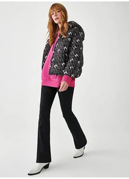 Женские джинсовые брюки расклешенного кроя M101489-35495 BROADWAY Black Str Mavi