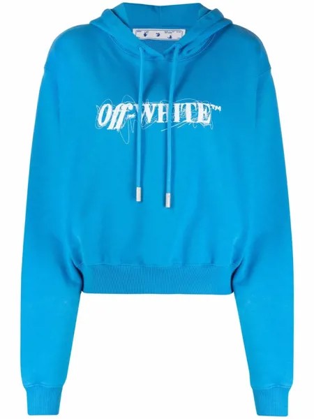Off-White худи с логотипом