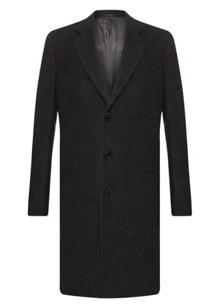 Однобортное пальто из шерсти Giorgio Armani