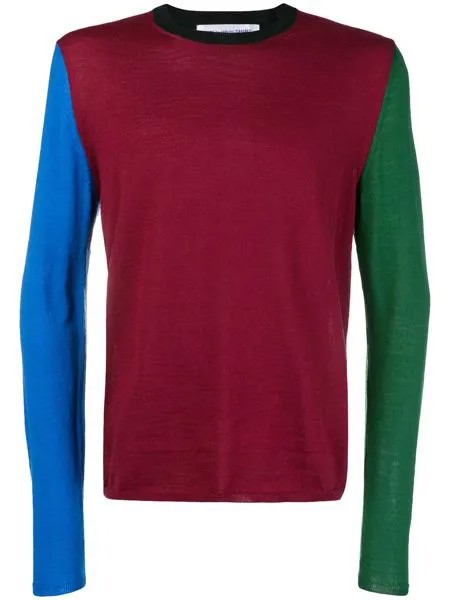 Comme Des Garçons Shirt colour-block sweater