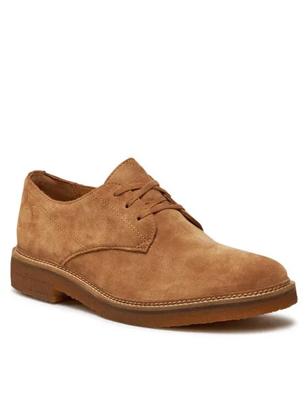 Полуботинки Clarks, коричневый